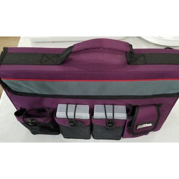 ArtBin Shoulder Strap Totes-multi Functional Tote Art Bag Purple Craft Tote - Picture 2 of 11